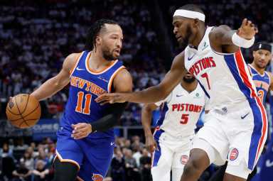 Jalen Brunson Knicks Pistons